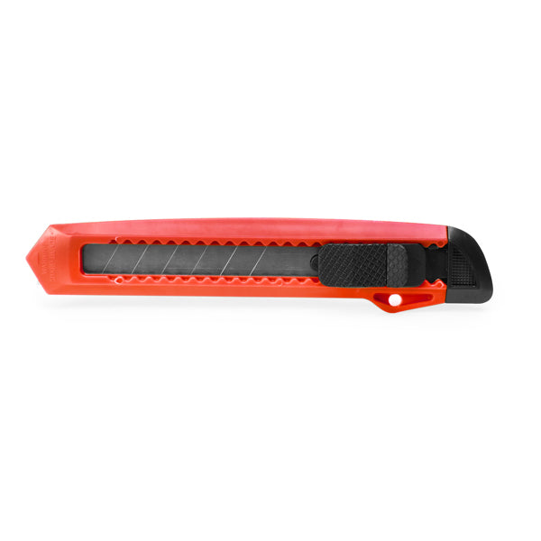 Lock - Cutter de cuchilla ancha y cuerpo de ABS - Rojo