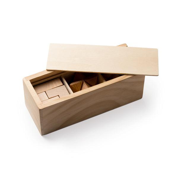 Rocks - Set de 3 juegos de habilidad en madera natural - Crudo