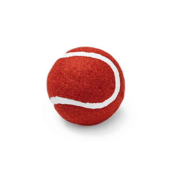 Lanza - Pelota para mascotas en resistente goma y tejido reforzado - Rojo