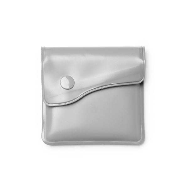 Cenix - Cenicero de bolsillo con interior en aluminio ignífugo - Plata