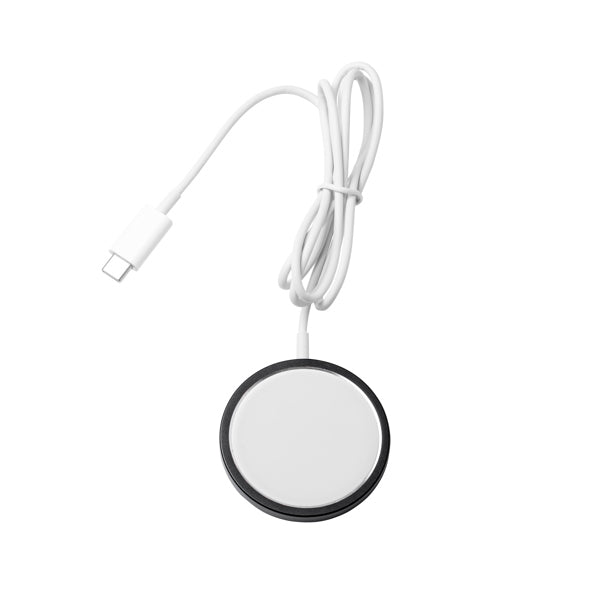 Wudy - Cargador inalámbrico magnético fabricado en un aluminio reciclado - Negro