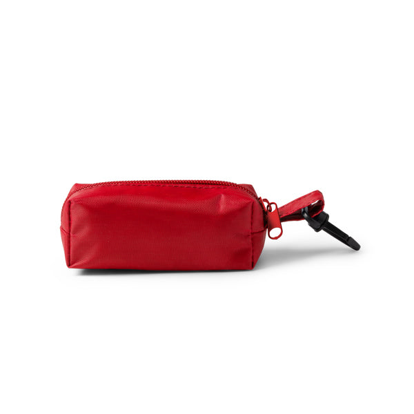 Minto - Estuche elaborado de materiales reciclados con cremallera a juego - Rojo