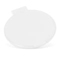 Glaze - Práctico espejo plegable de bolsillo en color liso traslúcido - Blanco