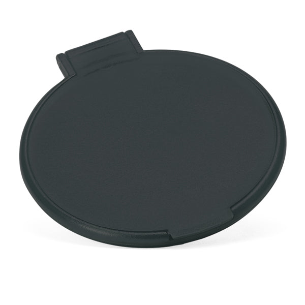Glaze - Práctico espejo plegable de bolsillo en color liso traslúcido - Negro