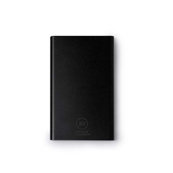 Karna - Batería externa de aluminio reciclado - Negro