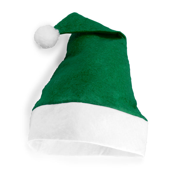 Santa - Gorro navideño de talla única - Verde Helecho