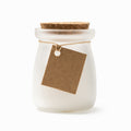 Surna - Vela aromática en recipiente de cristal y tapón de corcho - Blanco