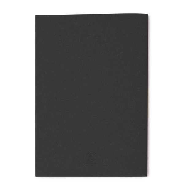 Lupor - Libreta A5 realizada en piel reciclada de tapa blanda - Negro