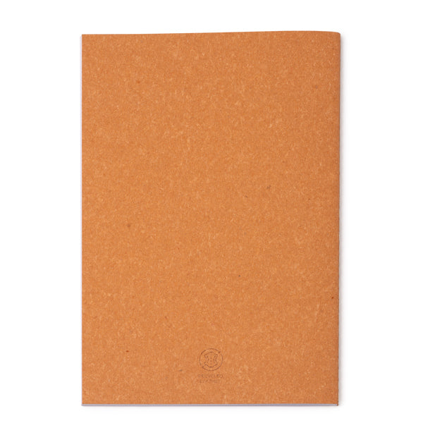 Lupor - Libreta A5 realizada en piel reciclada de tapa blanda - Marron
