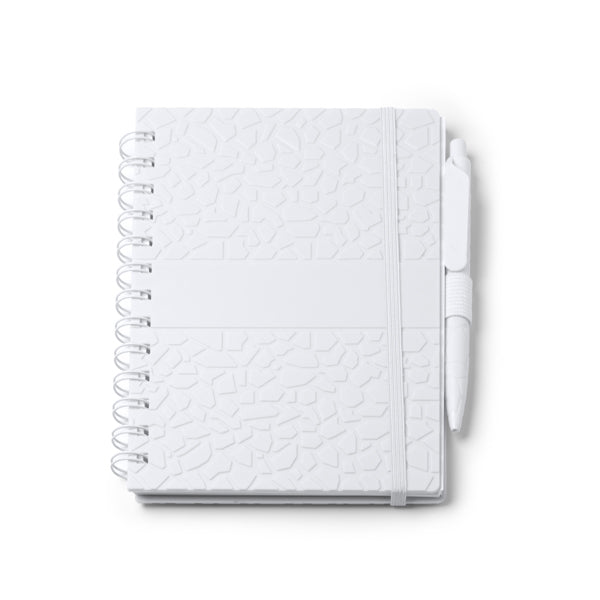 Duran - Libreta A5 realizada a base de estractos de piedra - Blanco