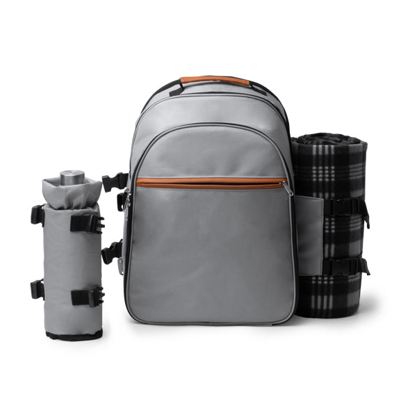 Garten - Mochila picnic realizada en poliéster reciclado RPET - Gris