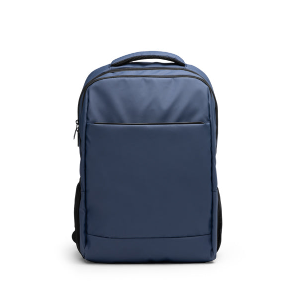Brunen - Mochila elaborada en PU Leather con espalda y asas de hombro acolchadas - Marino