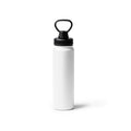 Polit - Bidón deportivo de acero inoxidable 304 de doble pared - Blanco
