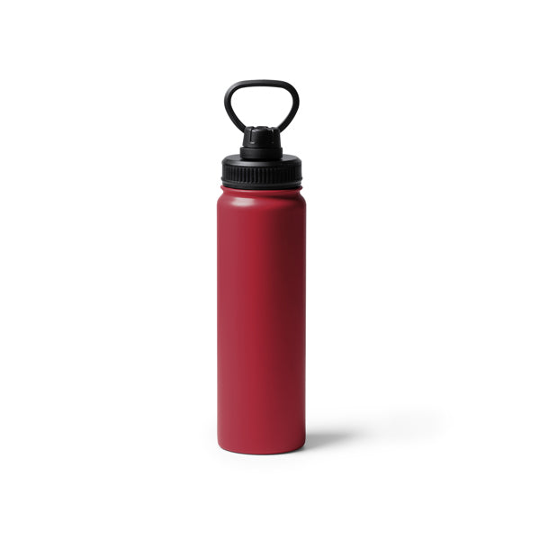 Polit - Bidón deportivo de acero inoxidable 304 de doble pared - Rojo