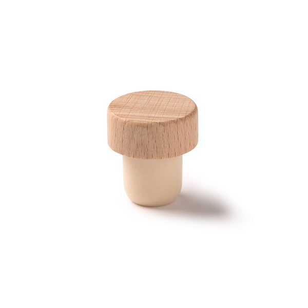 Klavan - Tapón para botellas de vino realizado en madera - Crudo