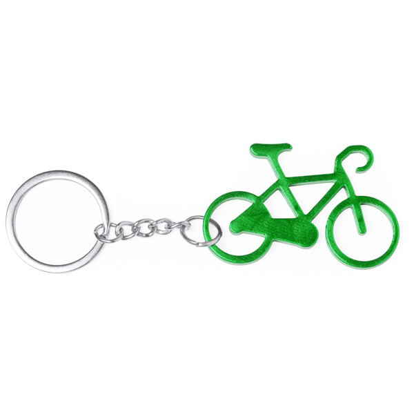 Giro - Llavero en forma de bicicleta realizado en aluminio - Verde Helecho