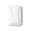 Sekun - Tarjetero con soporte plegable realizado en PU reciclado - Blanco