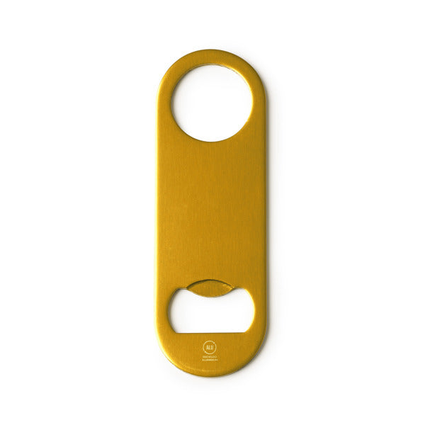 Davy - Abridor clásido de aluminio reciclado - Amarillo
