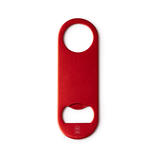 Davy - Abridor clásido de aluminio reciclado - Rojo