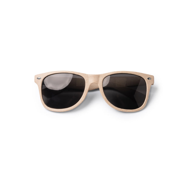 Solec - Gafas de sol de diseño clásico con montura realizada en fibra de trigo - Crudo
