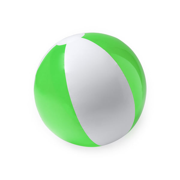 Yazos - Balón inflable de PVC combinado translúcido y sólido - Verde Helecho