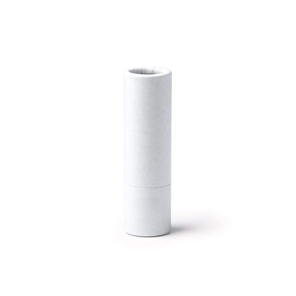 Riba - Bálsamo labial en estuche con forma de barra realizado de cartón reciclado - Blanco