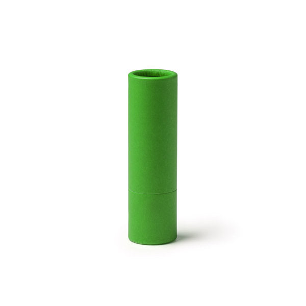 Riba - Bálsamo labial en estuche con forma de barra realizado de cartón reciclado - Verde Helecho