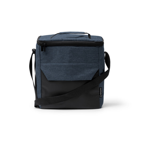 Taison - Nevera realizada en PU Leather y 300D RPET con interior isotérmico - Denim Vigore