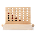 Vicos - Juego de 4 en raya hecho de madera - Crudo