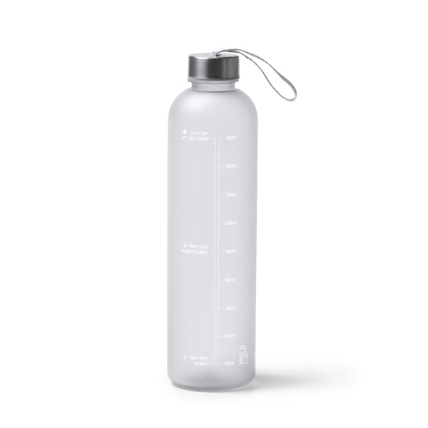 Yoger - Bidón de PCTG con cuerpo translúcido, con capacidad para 1L - Blanco