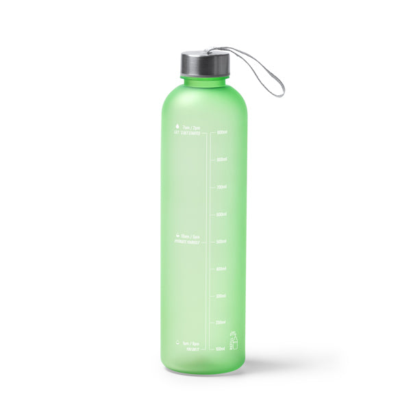 Yoger - Bidón de PCTG con cuerpo translúcido, con capacidad para 1L - Verde Helecho