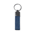 Brady - Llavero de forma rectangular realizado en tejido vaquero - Denim Vigore