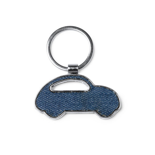 Civic - Llavero en forma de coche realizado en tejido vaquero - Denim Vigore
