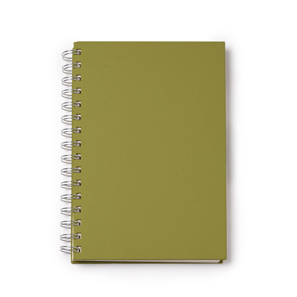 Ranic - Libreta A5 realizada en cartón reciclado de briks de leche - Verde Oasis