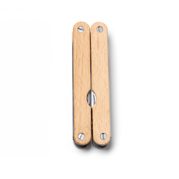 Felos - Multiherramientas de acero inoxidable y empuñadura de madera - Crudo