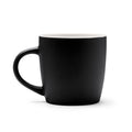 Amit - Taza elaborada en cerámica con diseño compacto y acabado mate - Negro