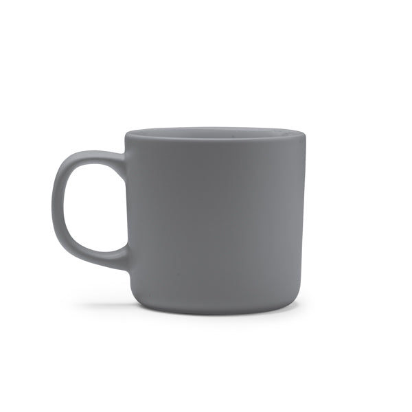 Molis - Taza compacta de cerámica con acabado mate - Gris