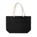 Zuko - Bolsa de playa realizada 100% en algodón de 260g/m² - Negro