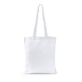 Dorsi - Bolsa 100% algodón orgánico 220 g/m² a color con asas de 70 cm a juego - Blanco