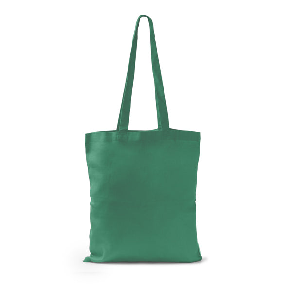 Dorsi - Bolsa 100% algodón orgánico 220 g/m² a color con asas de 70 cm a juego - Menta Oscuro
