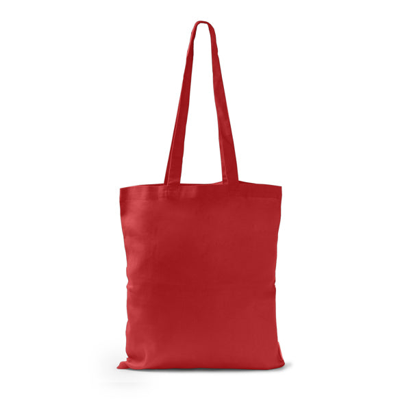 Dorsi - Bolsa 100% algodón orgánico 220 g/m² a color con asas de 70 cm a juego - Rojo Crisantemo