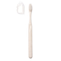 Lemar - Cepillo dental realizado en fibra de trigo con cerdas de nylon suaves - Crudo