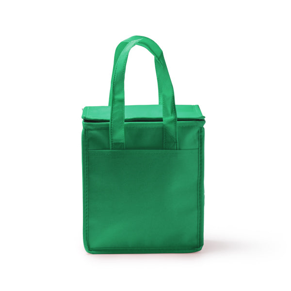 Alapa - Nevera realizada en non-woven con amplia capacidad e interior isotérmico - Verde Helecho