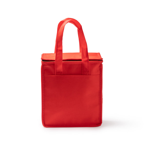 Alapa - Nevera realizada en non-woven con amplia capacidad e interior isotérmico - Rojo