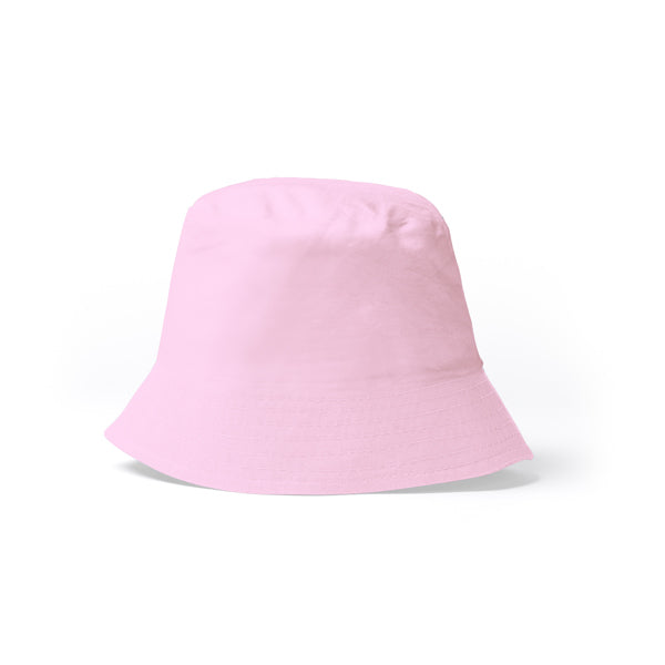 Zuma - Gorro100% algodón, en estilo bob para niños con diseño en colores vivos - Rosa Claro