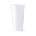 Pretox - Vaso reutilizable de PP flexible con capacidad 400ml con argolla - Transparente