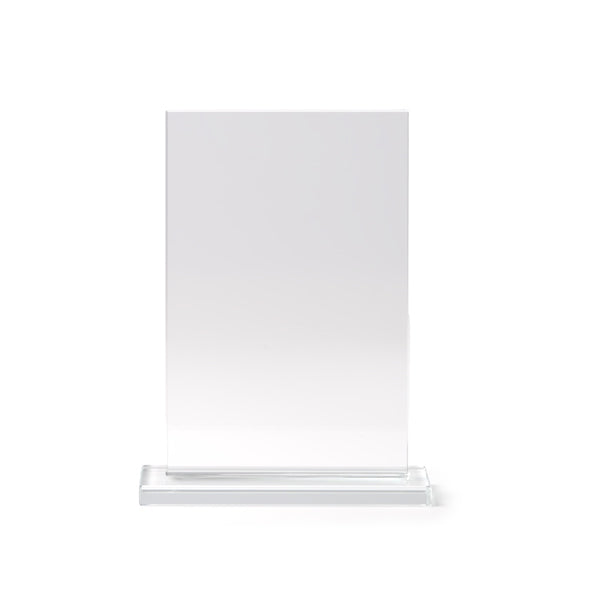 Diskur - Trofeo de cristal de diseño rectangular - Transparente