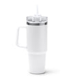 Kranston - Taza térmica de doble capa en acero inoxidable 304 reciclado - Blanco