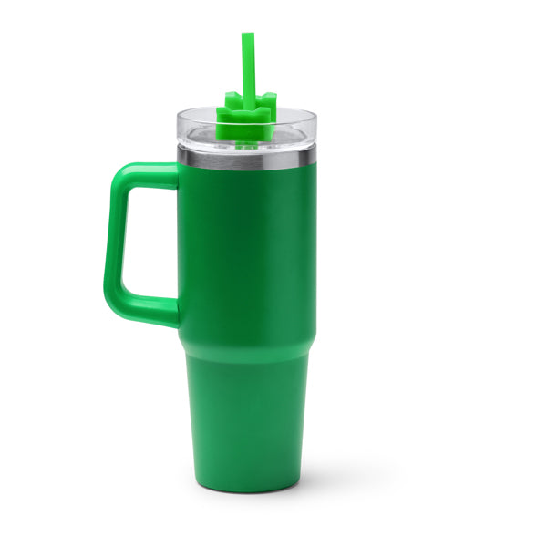 Kranston - Taza térmica de doble capa en acero inoxidable 304 reciclado - Verde Helecho