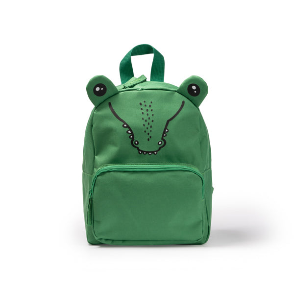 Bingo - Mochila infantil realizada en RPET con divertido diseño de animales - Verde Helecho